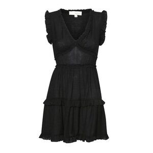 OLIVIA GREY Women's Tiered Mini Dress Size XS In Black